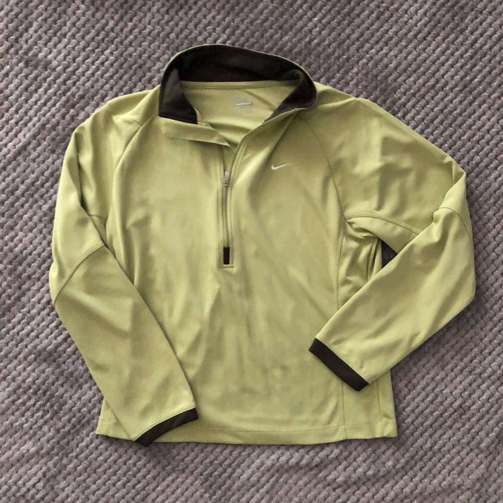 Nike 3/4 Zip Athletic Top Sz M